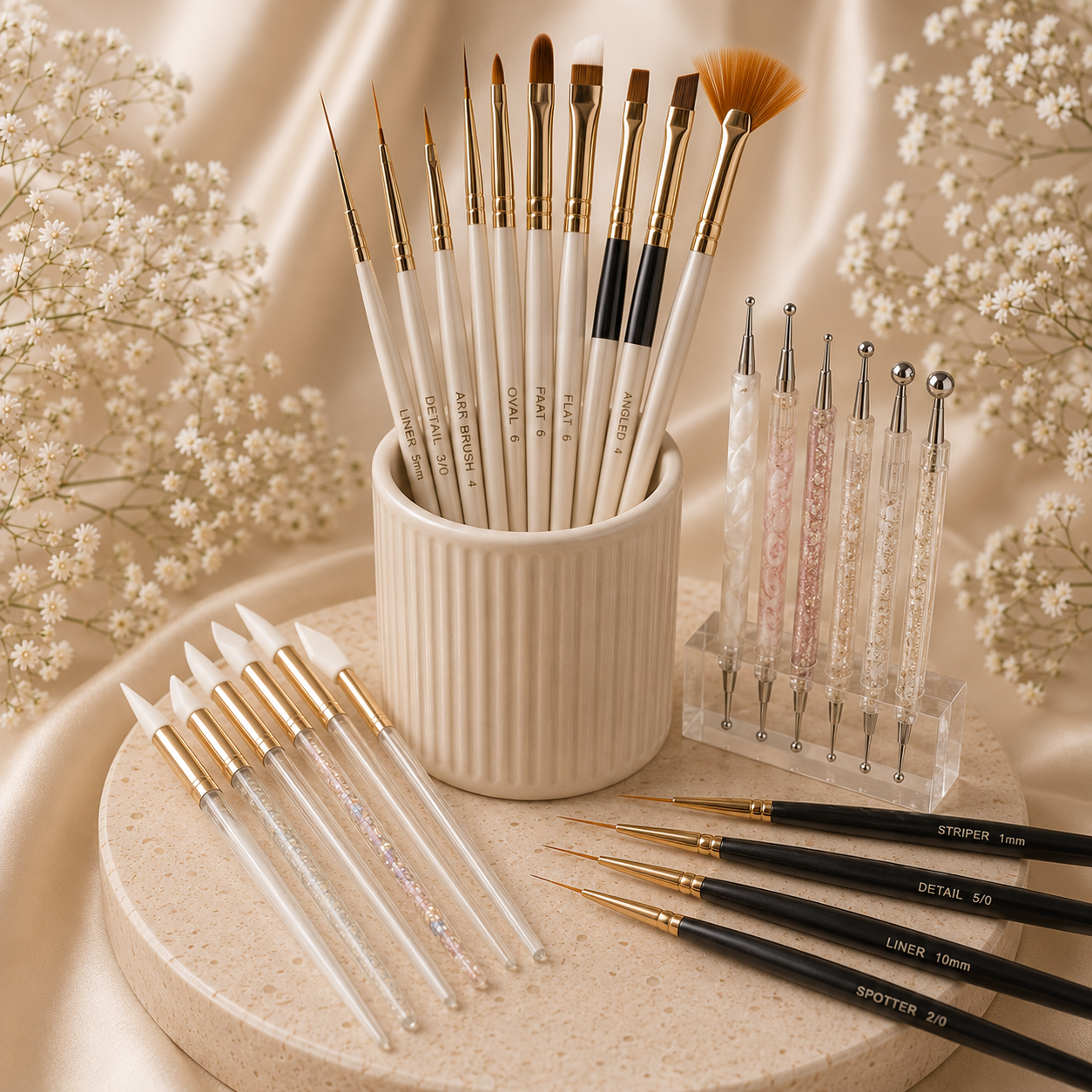 Nail Art Brushes and Tools