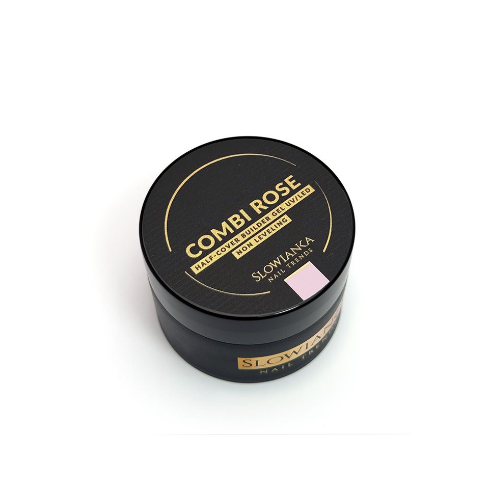 Combi Rose - Non-Levelling Builder Gel 15g (Half Cover)