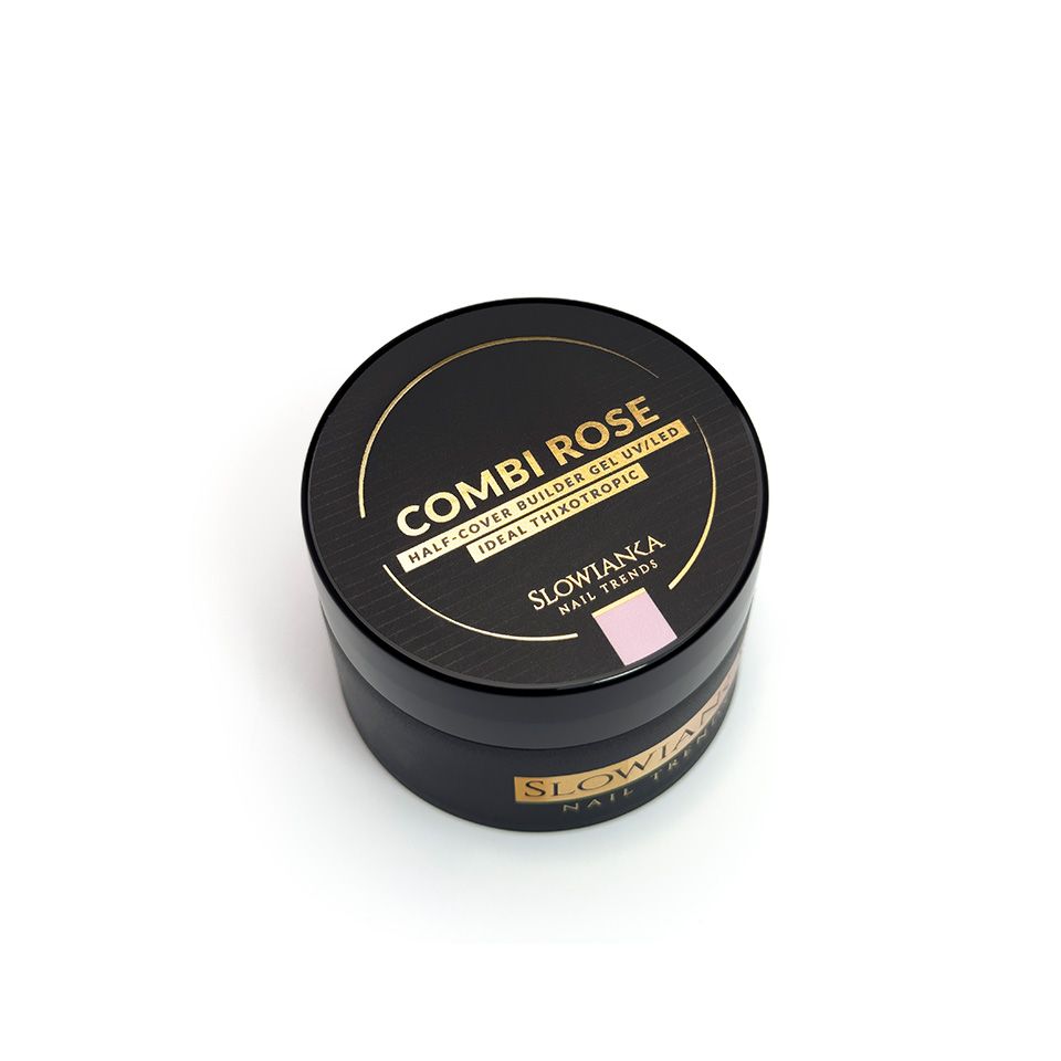 Combi Rose - Thixotropic Builder Gel 15g (Half Cover)