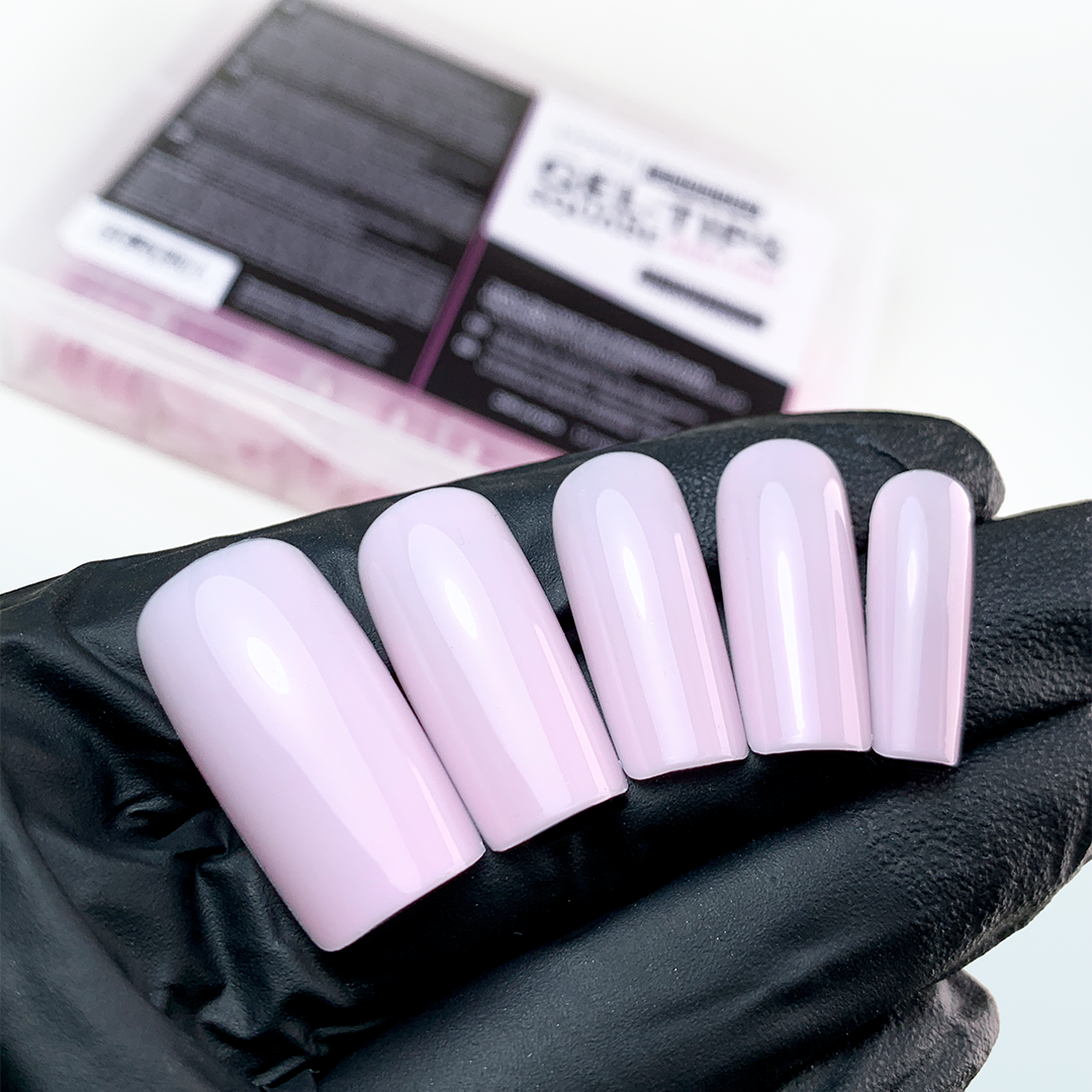 Express Modelling - Square Pink Gel Tips